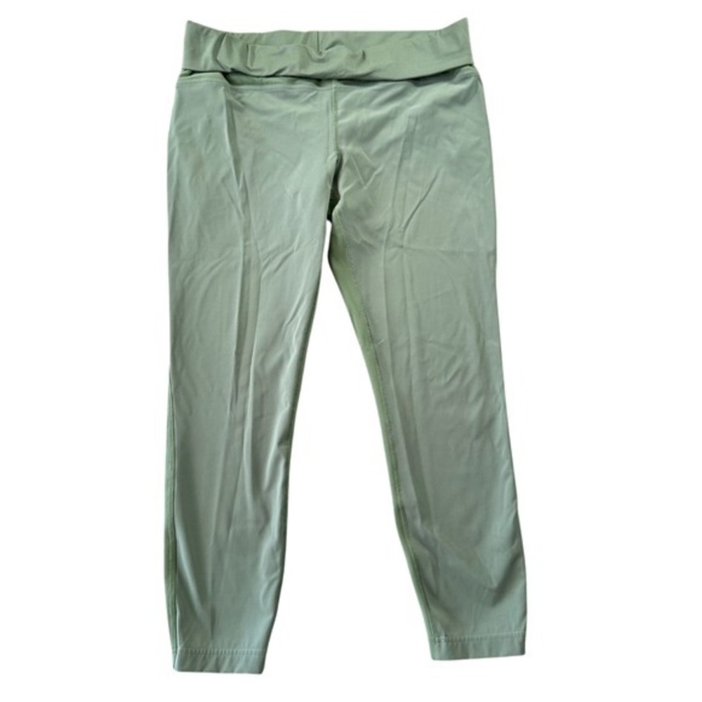Lululemon 14 License to Train High-Rise‎ Tight Logo Waistband Grey Eucalyptus